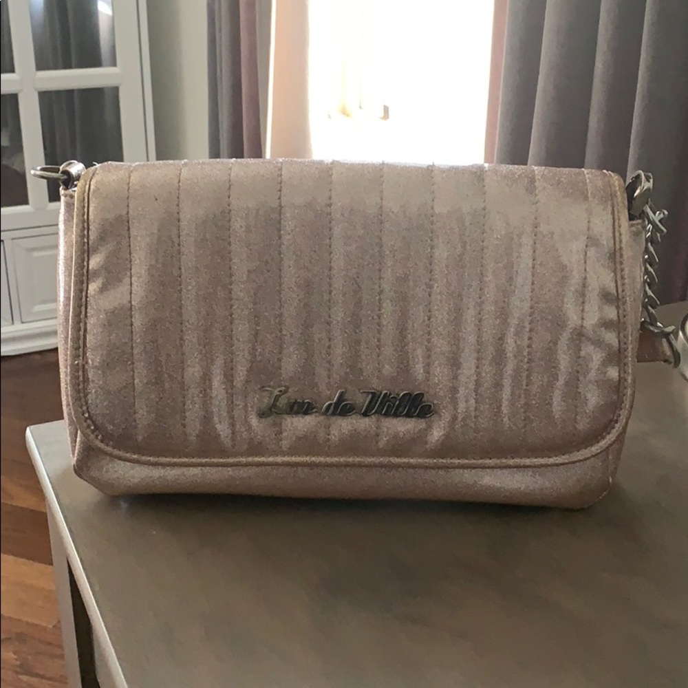 Pink Champagne lux de vile purse